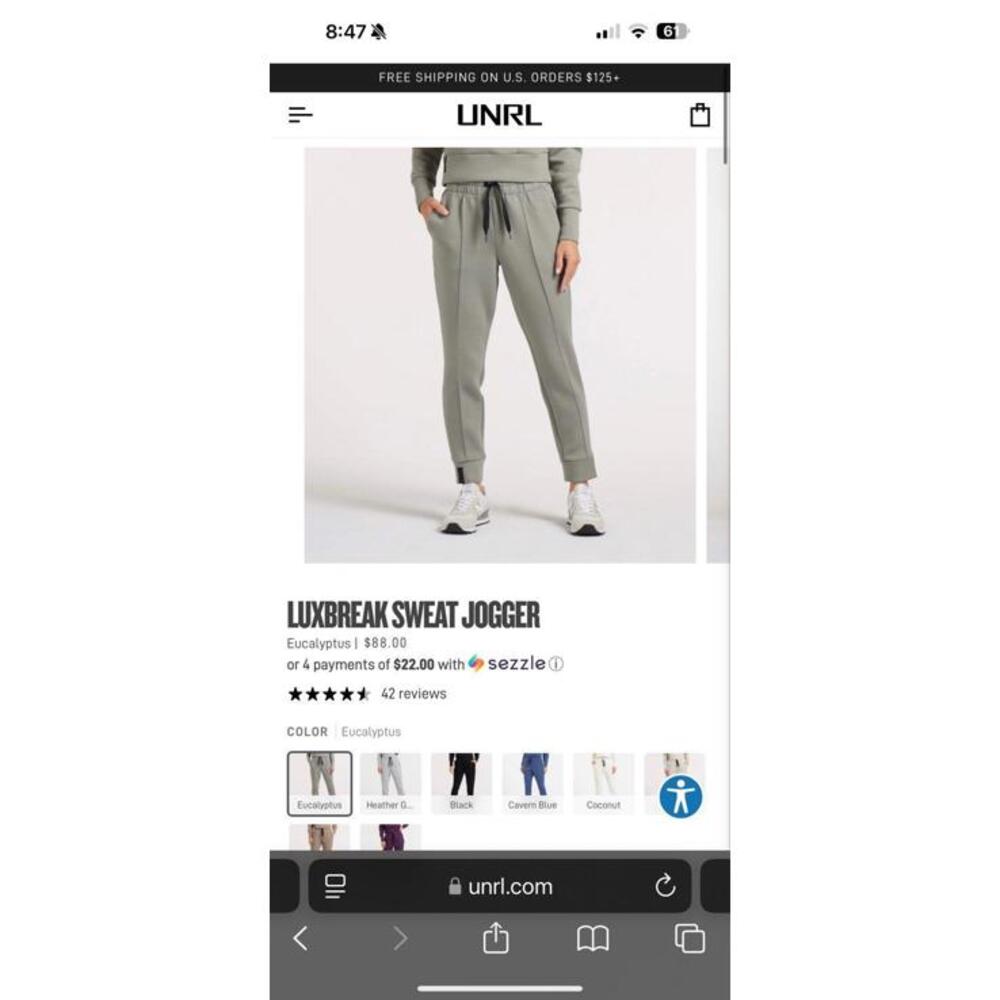 Luxbreak Sweat Joggers UNRL Eucalyptus